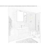 Wall-mounted washbasin cabinet with drawers Hurigny