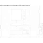 Standing under-washbasin cabinet with drawers Galizana