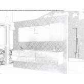 Wall-mounted washbasin cabinet Ello