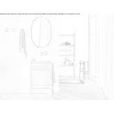 Under-washbasin cabinet with doors Kineshma