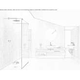 Wooden wall-mounted washbasin cabinet with integrated washbasin Dobrzany
