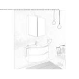 Washbasin cabinet with drawers Hurigny