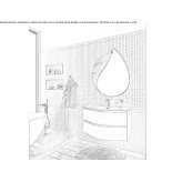 Wall-mounted washbasin cabinet with drawers Hurigny