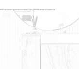 Segmented glass washbasin cabinet with integrated washbasin Grigny
