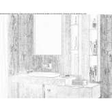 Wall-mounted washbasin cabinet Maslow