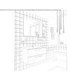 Wall-mounted washbasin cabinet with drawers Hurigny