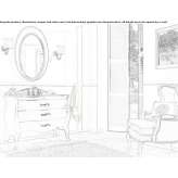 Washbasin cabinet with drawers Napanee