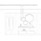 Single wall-mounted washbasin cabinet with cabinets Binzen