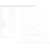 Sectional double washbasin cabinet Tornio
