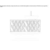 Wall-mounted washbasin cabinet with drawers Ekenaes