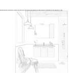 Wall-mounted washbasin cabinet with doors Hurigny