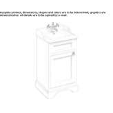 Wooden washbasin cabinet with doors Piaxtla
