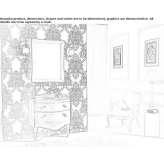 Wooden washbasin cabinet with drawers Moche