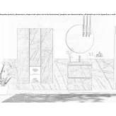Standing under-washbasin cabinet with drawers Wimauma