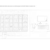 Single oak washbasin cabinet with integrated washbasin Tabarz