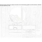 Wall-mounted washbasin cabinet Ruardean