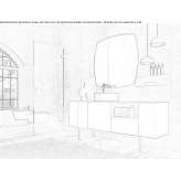 Wooden washbasin cabinet Bais