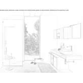 Single wooden wall-mounted washbasin cabinet Forfar