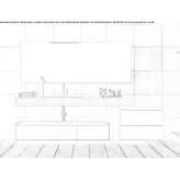 Wooden wall-mounted washbasin cabinet with drawers Catlin