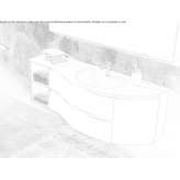 Washbasin cabinet with drawers Chassieu