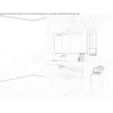 Cement bathroom furniture set Lanzara