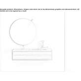 Wall-mounted washbasin cabinet with drawers Patzicia