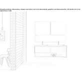 Wall-mounted washbasin cabinet with drawers Patzicia