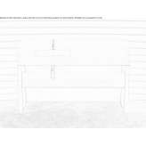 Pietraluce® single console sink Hocking