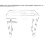 Brass console sink Mesocco