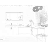 Corner suspended sectional bathroom cabinet Zvony