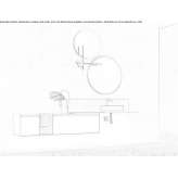 Wooden wall-mounted washbasin cabinet with a mirror Sadove