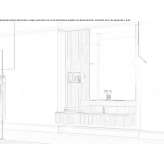 Wooden wall-mounted washbasin cabinet with a mirror Sadove