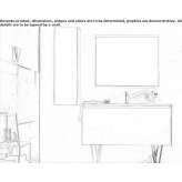 Bathroom cabinet/washbasin cabinet Grenay