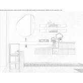 Segmented, single, suspended bathroom cabinet Nikitsch