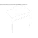Floor-standing single console sink made of natural stone Kobior