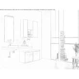 Wooden countertop for a washbasin/bathroom cabinet Grenay