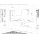 Bathroom furniture set Zvony