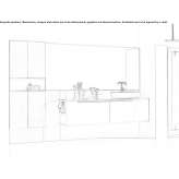 Wooden wall-mounted washbasin cabinet with a mirror Pokolbin