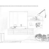 Single wooden washbasin cabinet with drawers Grenay