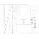 Bathroom cabinet/washbasin cabinet Ferris