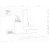 Bathroom cabinet/washbasin cabinet Ferris