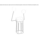 Metal standing under-washbasin cabinet with a mirror Schmelz