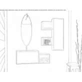 Bathroom cabinet/washbasin cabinet Ogrezeni