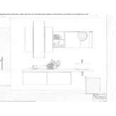 Segmented, single, suspended bathroom cabinet Zvony