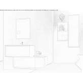 Bathroom cabinet/washbasin cabinet Ogrezeni