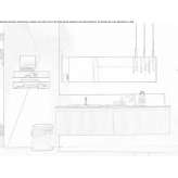 Segmented single washbasin cabinet for wall mounting Nikitsch