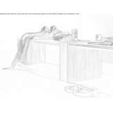 Ash bathroom bench Siegen