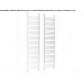 Steel towel warmer mounted on the wall Vetrni