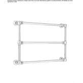 Electric, brass towel warmer, mounted on the wall Peshkovo