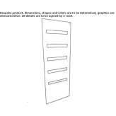Decorative wall radiator made of powder-coated steel Stawell